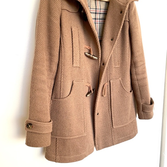 Tommy Hilfiger Women’s Camel Bottom Down Pea Coat - Picture 5 of 8